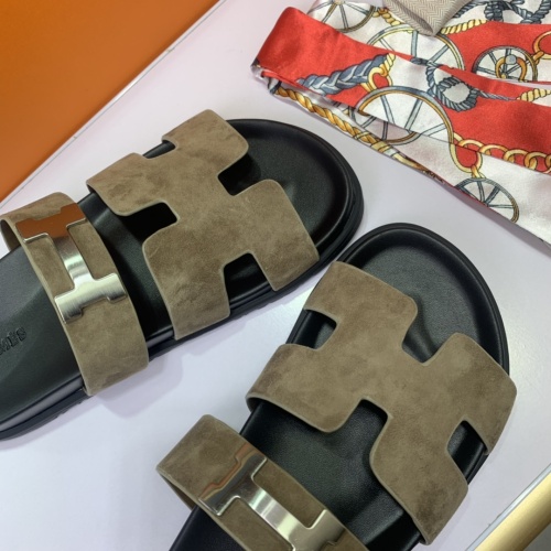 Replica Hermes Slippers For Women #1216639 $72.00 USD for Wholesale