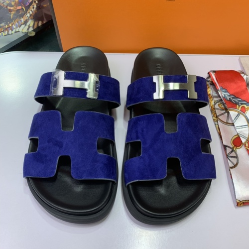 Wholesale Hermes Slippers For Men #1216645 $76.00 USD, Wholesale Quality Replica Hermes Slippers