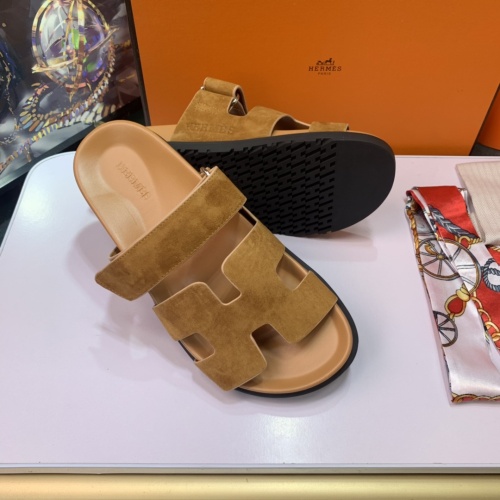 Replica Hermes Slippers For Women #1216658 $76.00 USD for Wholesale