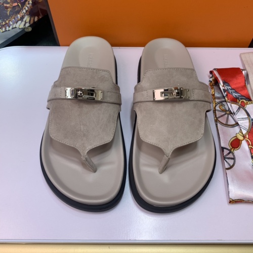 Wholesale Hermes Slippers For Women #1216665 $76.00 USD, Wholesale Quality Replica Hermes Slippers