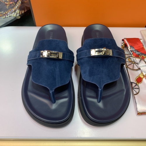 Wholesale Hermes Slippers For Men #1216670 $80.00 USD, Wholesale Quality Replica Hermes Slippers