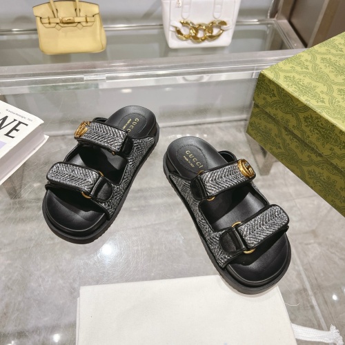 Replica Gucci Slippers For Women #1216727 $88.00 USD for Wholesale