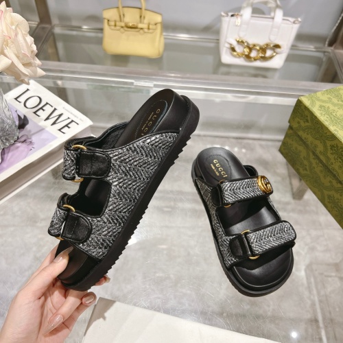 Replica Gucci Slippers For Women #1216727 $88.00 USD for Wholesale