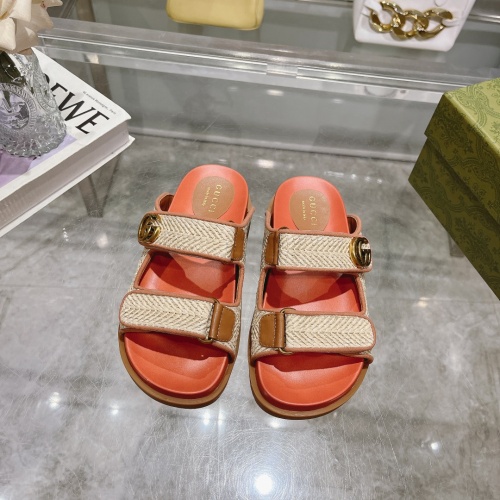 Replica Gucci Slippers For Women #1216728 $88.00 USD for Wholesale