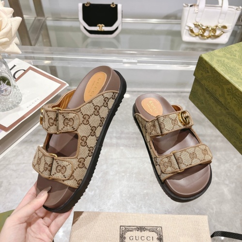 Replica Gucci Slippers For Women #1216737 $88.00 USD for Wholesale