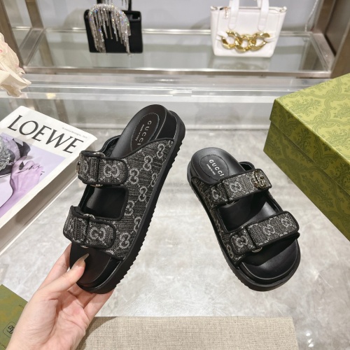 Replica Gucci Slippers For Women #1216739 $88.00 USD for Wholesale