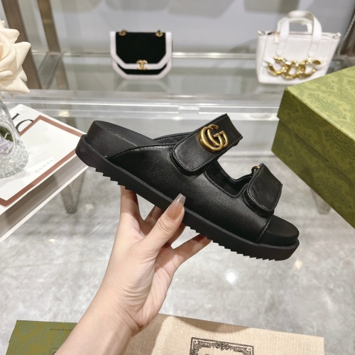 Replica Gucci Slippers For Women #1216741 $96.00 USD for Wholesale