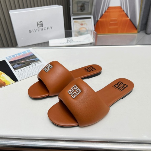 Wholesale Givenchy Slippers For Women #1216745 $80.00 USD, Wholesale Quality Replica Givenchy Slippers