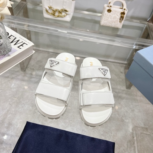 Replica Prada Slippers For Women #1216766 $92.00 USD for Wholesale