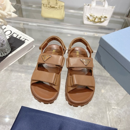 Replica Prada Sandal For Women #1216774 $92.00 USD for Wholesale