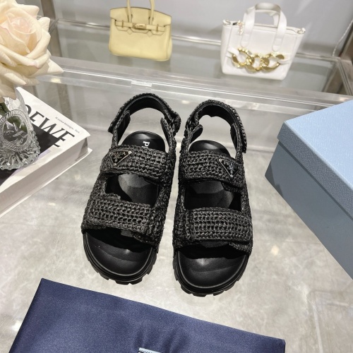 Replica Prada Sandal For Women #1216801 $105.00 USD for Wholesale