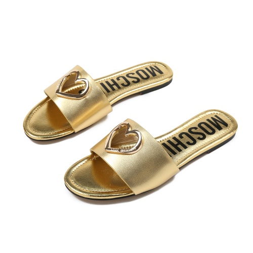 Wholesale Moschino Slippers For Women #1216847 $80.00 USD, Wholesale Quality Replica Moschino Slippers