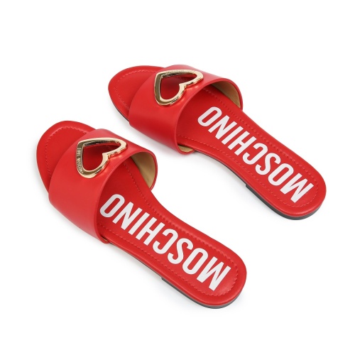 Replica Moschino Slippers For Women #1216855 $80.00 USD for Wholesale