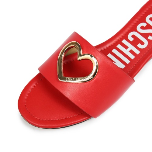 Replica Moschino Slippers For Women #1216855 $80.00 USD for Wholesale