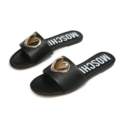 Wholesale Moschino Slippers For Women #1216865 $80.00 USD, Wholesale Quality Replica Moschino Slippers