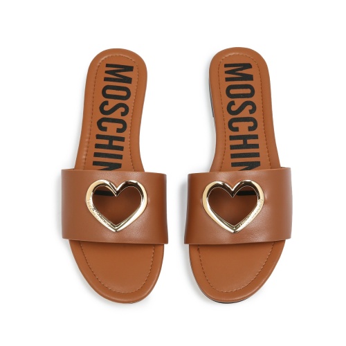 Wholesale Moschino Slippers For Women #1216866 $80.00 USD, Wholesale Quality Replica Moschino Slippers