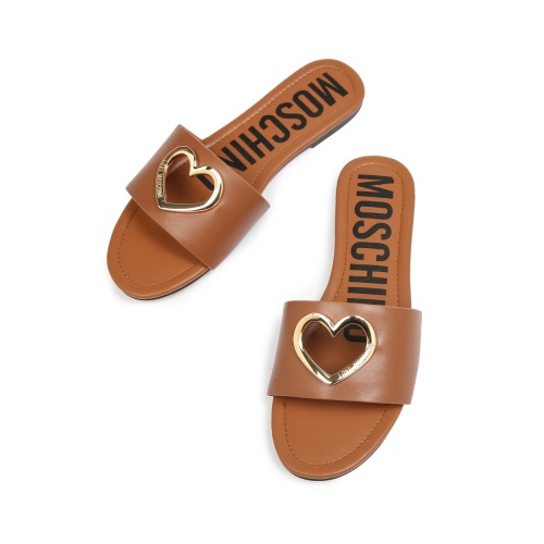 Replica Moschino Slippers For Women #1216866 $80.00 USD for Wholesale