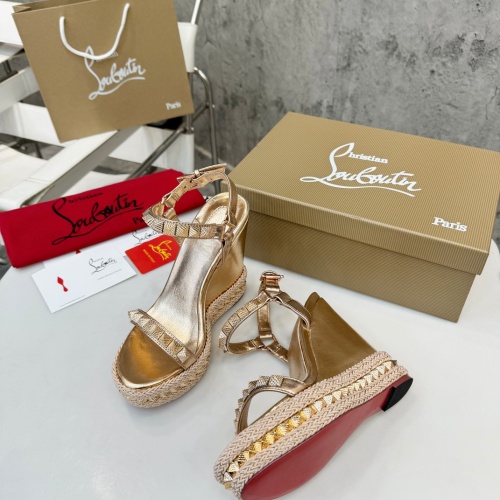 Replica Christian Louboutin Sandal For Women #1216882 $98.00 USD for Wholesale