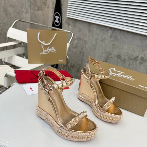 Replica Christian Louboutin Sandal For Women #1216882 $98.00 USD for Wholesale