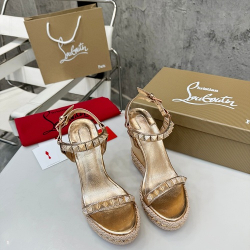 Replica Christian Louboutin Sandal For Women #1216882 $98.00 USD for Wholesale