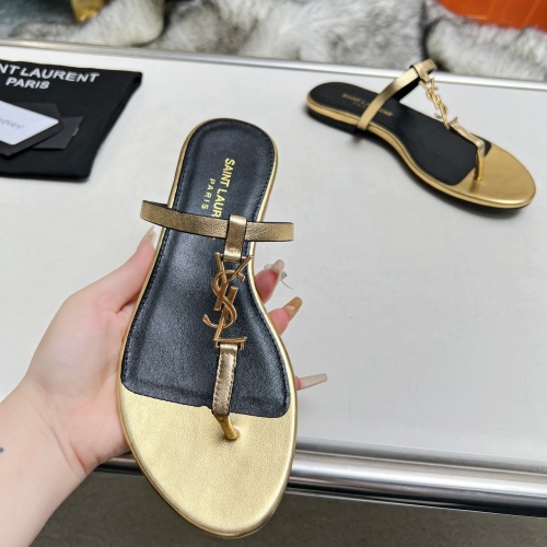 Replica Yves Saint Laurent YSL Slippers For Women #1216930 $82.00 USD for Wholesale