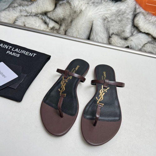 Wholesale Yves Saint Laurent YSL Slippers For Women #1216935 $82.00 USD, Wholesale Quality Replica Yves Saint Laurent YSL Slippers