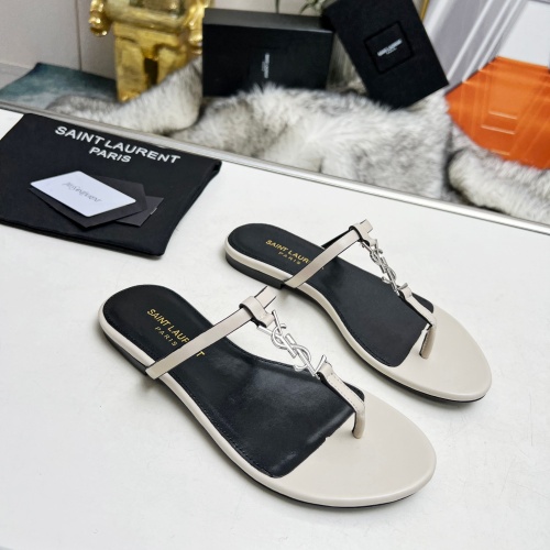 Replica Yves Saint Laurent YSL Slippers For Women #1216944 $82.00 USD for Wholesale