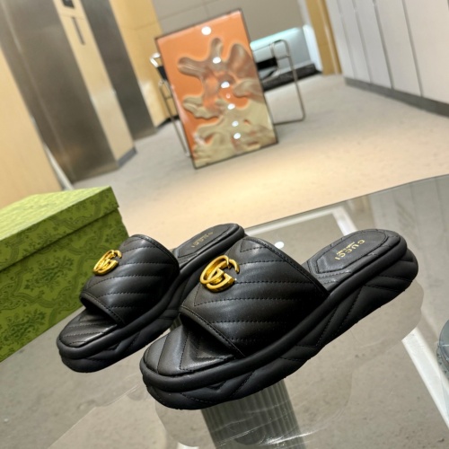 Wholesale Gucci Slippers For Women #1216977 $82.00 USD, Wholesale Quality Replica Gucci Slippers