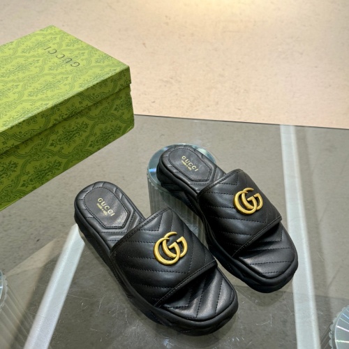 Replica Gucci Slippers For Women #1216977 $82.00 USD for Wholesale