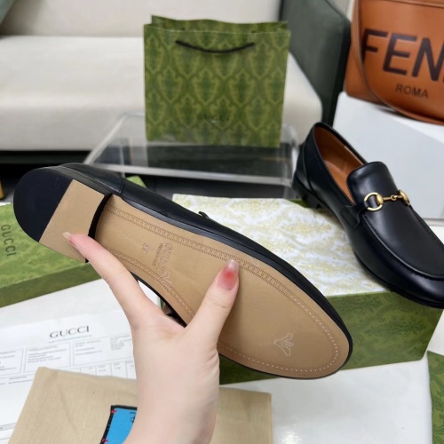 Replica Gucci Oxfords Shoes For Women #1216978 $85.00 USD for Wholesale