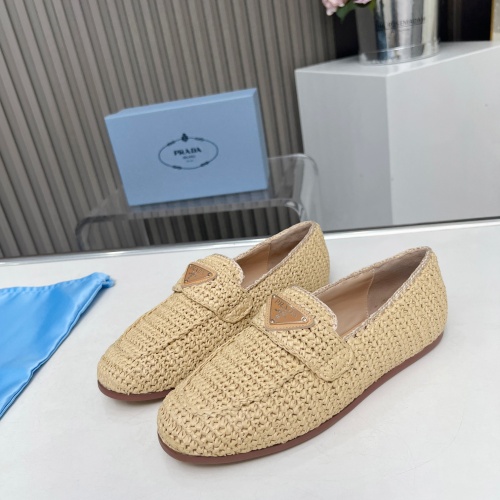 Wholesale Prada Flat Shoes For Women #1216980 $102.00 USD, Wholesale Quality Replica Prada Flat Shoes