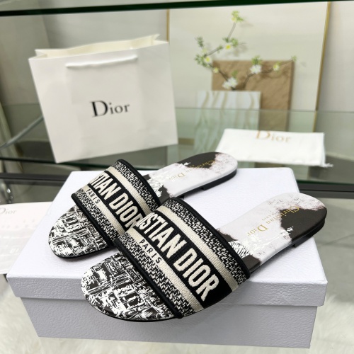 Wholesale Christian Dior Slippers For Women #1216984 $72.00 USD, Wholesale Quality Replica Christian Dior Slippers