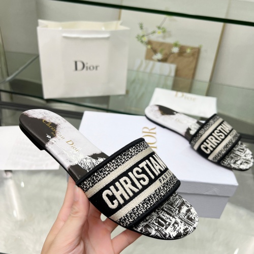 Replica Christian Dior Slippers For Women #1216984 $72.00 USD for Wholesale