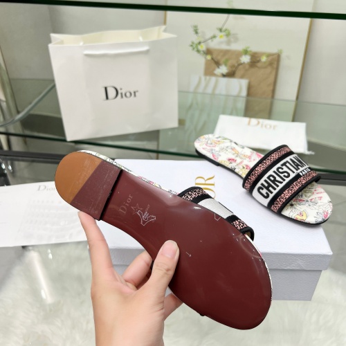 Replica Christian Dior Slippers For Women #1216985 $72.00 USD for Wholesale