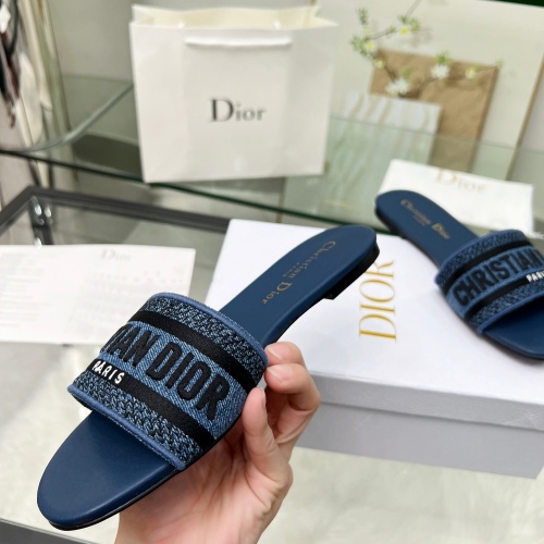 Replica Christian Dior Slippers For Women #1216987 $72.00 USD for Wholesale