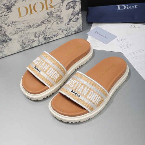 Wholesale Christian Dior Slippers For Women #1216991 $68.00 USD, Wholesale Quality Replica Christian Dior Slippers