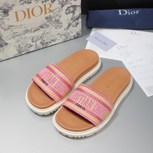 Wholesale Christian Dior Slippers For Women #1216992 $68.00 USD, Wholesale Quality Replica Christian Dior Slippers