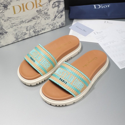 Wholesale Christian Dior Slippers For Women #1216993 $68.00 USD, Wholesale Quality Replica Christian Dior Slippers