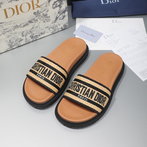 Wholesale Christian Dior Slippers For Women #1216997 $68.00 USD, Wholesale Quality Replica Christian Dior Slippers