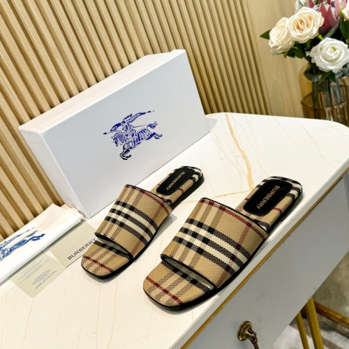 Replica Burberry Slippers For Women #1217001 $85.00 USD for Wholesale