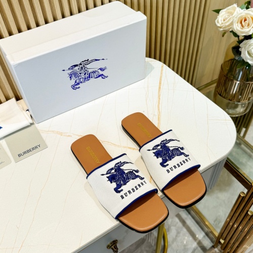 Wholesale Burberry Slippers For Women #1217004 $85.00 USD, Wholesale Quality Replica Burberry Slippers