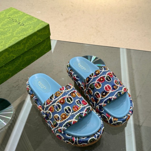 Wholesale Gucci Slippers For Women #1217040 $82.00 USD, Wholesale Quality Replica Gucci Slippers