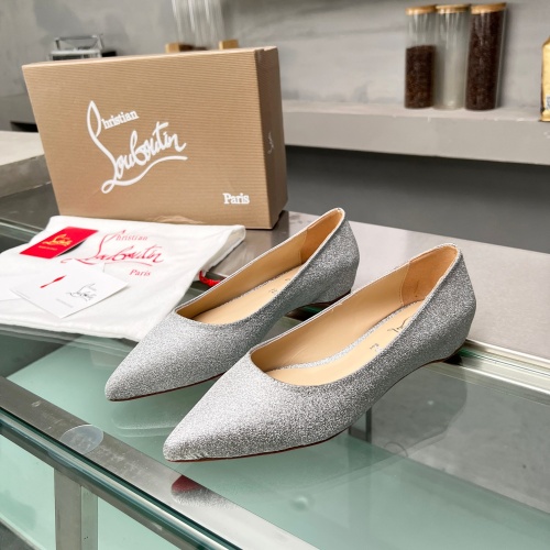 Wholesale Christian Louboutin Flat Shoes For Women #1217059 $102.00 USD, Wholesale Quality Replica Christian Louboutin Flat Shoes