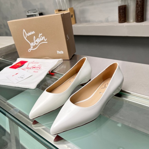 Wholesale Christian Louboutin Flat Shoes For Women #1217060 $102.00 USD, Wholesale Quality Replica Christian Louboutin Flat Shoes