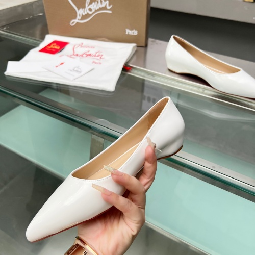 Replica Christian Louboutin Flat Shoes For Women #1217060 $102.00 USD for Wholesale