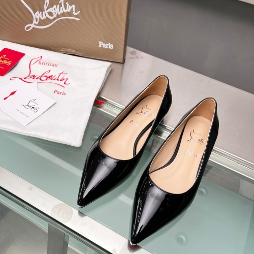 Replica Christian Louboutin Flat Shoes For Women #1217061 $102.00 USD for Wholesale