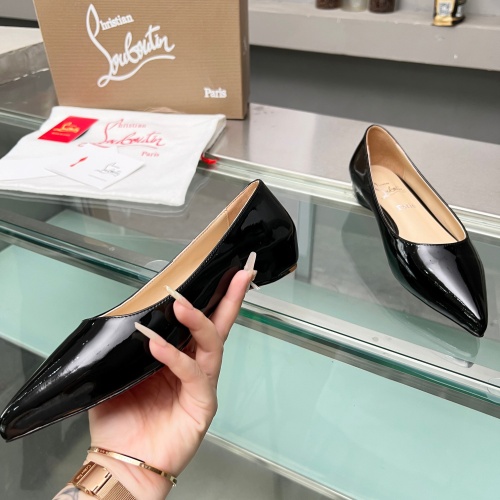 Replica Christian Louboutin Flat Shoes For Women #1217061 $102.00 USD for Wholesale