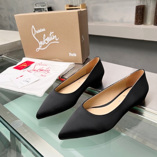 Wholesale Christian Louboutin Flat Shoes For Women #1217062 $102.00 USD, Wholesale Quality Replica Christian Louboutin Flat Shoes