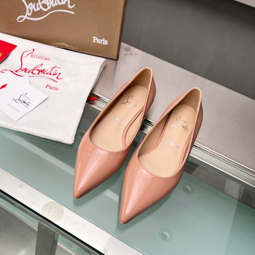 Replica Christian Louboutin Flat Shoes For Women #1217065 $102.00 USD for Wholesale