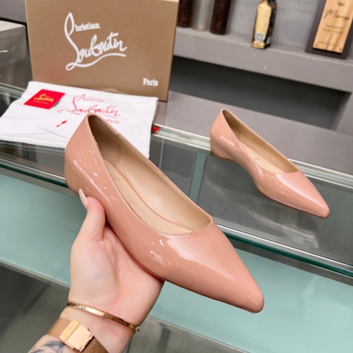 Replica Christian Louboutin Flat Shoes For Women #1217065 $102.00 USD for Wholesale